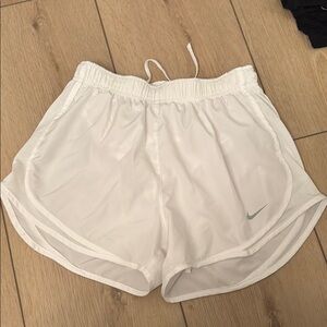 Nike Women's White Athletic Shorts